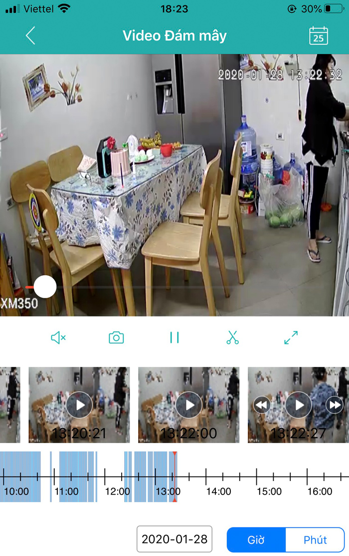 Ghi hình camera trên đám mây miễn phí với camera XM350