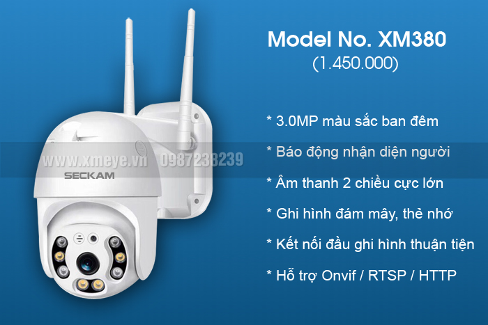 Camera wifi xmeye icsee ngoài trời 3mp